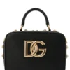 ( New Season ) Dolce & Gabbana DG Logo Tote Bag - Black
