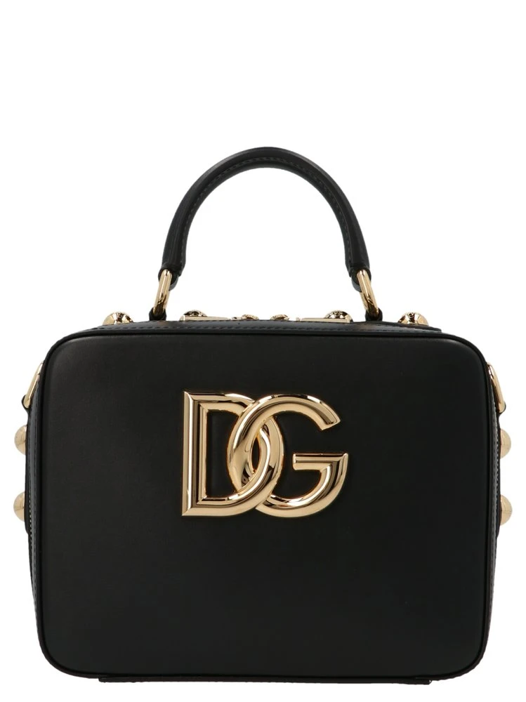 ( New Season ) Dolce & Gabbana DG Logo Tote Bag - Black 1 ( New Season ) Dolce & Gabbana DG Logo Tote Bag - Black