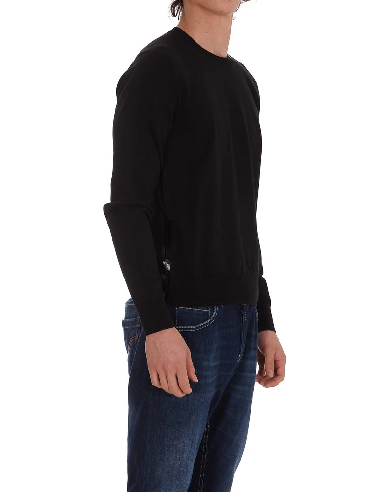 Dolce & Gabbana Crewneck Knit Jumper - Black 5 Dolce & Gabbana Crewneck Knit Jumper - Black - Image 5