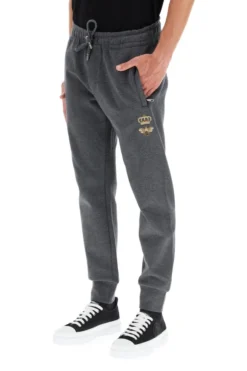 Dolce & Gabbana Bee Embroidered Jogger Pants - Grey 13 Dolce & Gabbana Bee Embroidered Jogger Pants - Grey -Cheap Vestureo Store 68b9fed49324bed0ab019b6a16d0a090