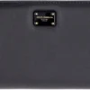 Dolce & Gabbana Logo Plaque Wallet - Black