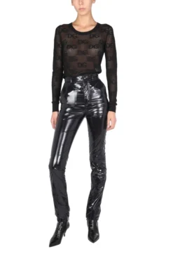 Dolce & Gabbana High Waist Skinny Trousers - Black -Cheap Vestureo Store 68ed19e1aa9b7b1932345eb089aa0d6f