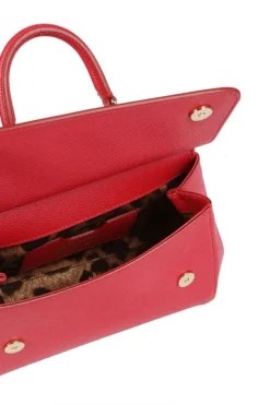 Dolce & Gabbana Sicily Small Tote Bag - Red -Cheap Vestureo Store 699d1cd7067c97d35fe30fd8cd82df2d