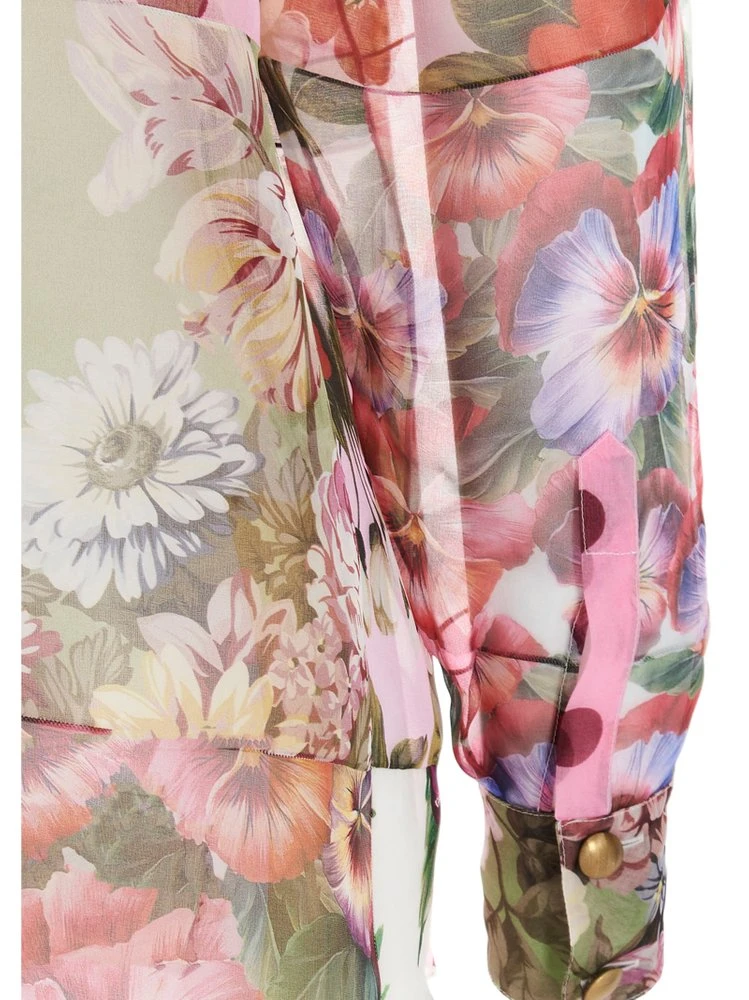 Dolce & Gabbana Patchwork Blouse - Multi 3 Dolce & Gabbana Patchwork Blouse - Multi - Image 3