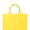 ( New Season ) Dolce & Gabbana Logo Embossed Tote Bag - Yellow
