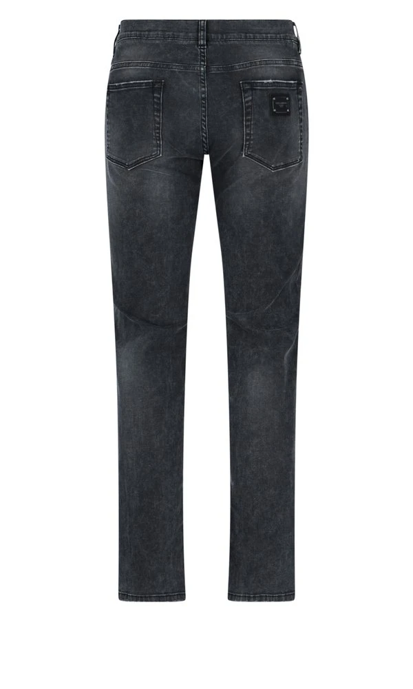 ( New Season ) Dolce & Gabbana Straight Leg Jeans - Grey 2 ( New Season ) Dolce & Gabbana Straight Leg Jeans - Grey - Image 2