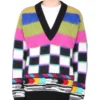 Dolce & Gabbana Intarsia V-Neck Jumper - Multi