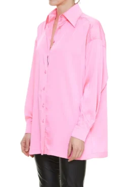 ( New Season ) Dolce & Gabbana Pointed Collar Long-Sleeved Shirt - Pink -Cheap Vestureo Store 6c6664d51d5375ddcff920dda7f21e8b