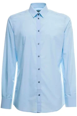 ( New Season ) Dolce & Gabbana Monogram Motif Shirt - Blue