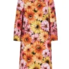 Dolce & Gabbana Gerbera Daisy Printed Single-Breasted Coat - Multi