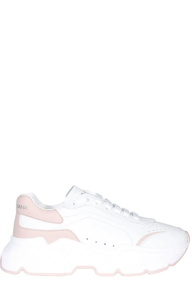 ( New Season ) Dolce & Gabbana Daymaster Low-Top Sneakers - White 1 ( New Season ) Dolce & Gabbana Daymaster Low-Top Sneakers - White