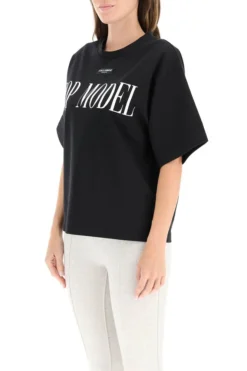 Dolce & Gabbana Top Model Printed T-Shirt - Black -Cheap Vestureo Store 6dc0f82d1d6e34dec1d4e2f0487668de