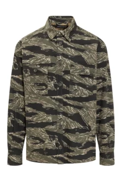 ( New Season ) Dolce & Gabbana Camouflage-Print Buttoned Shirt - Multi