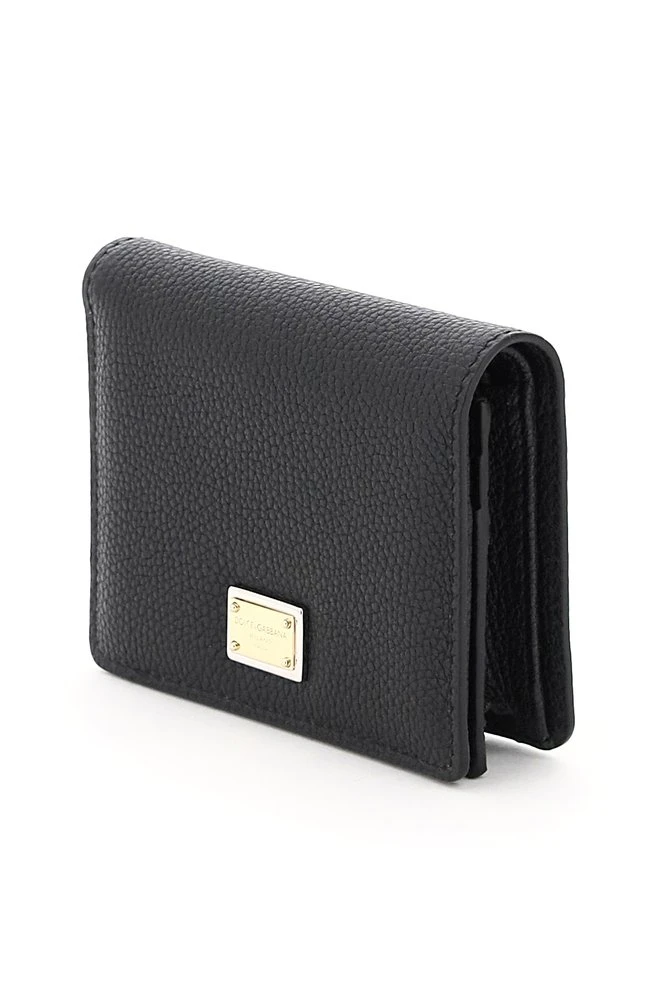Dolce & Gabbana Logo Plaque Wallet - Black 3 Dolce & Gabbana Logo Plaque Wallet - Black - Image 3