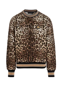 Dolce & Gabbana Leopard Printed Sweatshirt - Multi