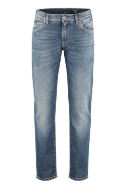 Dolce & Gabbana Distressed Effect Slim Fit Jeans - Blue
