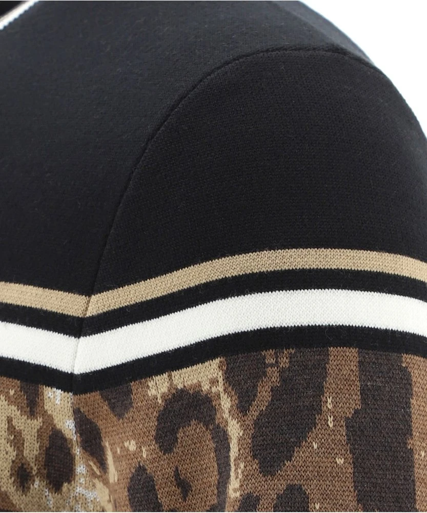 Dolce & Gabbana Leopard Intarsia Knit Sweater - Multi 3 Dolce & Gabbana Leopard Intarsia Knit Sweater - Multi - Image 3