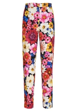 ( New Season ) Dolce & Gabbana Garden-Print Pants - Multi