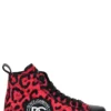 Dolce & Gabbana Printed Quilted Mid-Top Sneakers - Multi