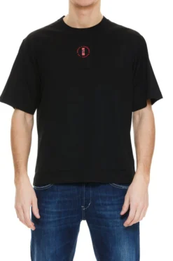 ( New Season ) Dolce & Gabbana DG Patch T-Shirt - Black
