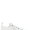 ( New Season ) Dolce & Gabbana Logo Printed Lace-Up Sneakers - White
