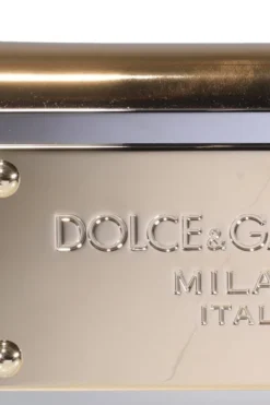 ( New Season ) Dolce & Gabbana Branded Plate Crossbody Bag - Gold -Cheap Vestureo Store 70933535a77d383d3900a7c4aa6fbba4