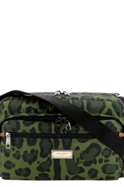 Dolce & Gabbana Leopard Printed Messenger Bag - Multi