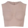 ( New Season ) Dolce & Gabbana Crewneck Cropped Vest - Beige