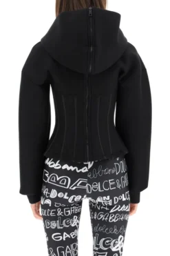 Dolce & Gabbana Corset Hooded Jacket - Black 10 Dolce & Gabbana Corset Hooded Jacket - Black -Cheap Vestureo Store 7170220c1cdb2824c1869ee2cccfd639