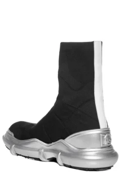 Dolce & Gabbana Log Embroidered Ankle Boots - Black -Cheap Vestureo Store 718058dbc486e1dba0164a7b10a16f4c