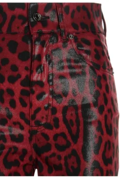 Dolce & Gabbana Leopard Printed High Waisted Jeans - Multi -Cheap Vestureo Store 71b254960d6cd82f3006b4624002b5c9