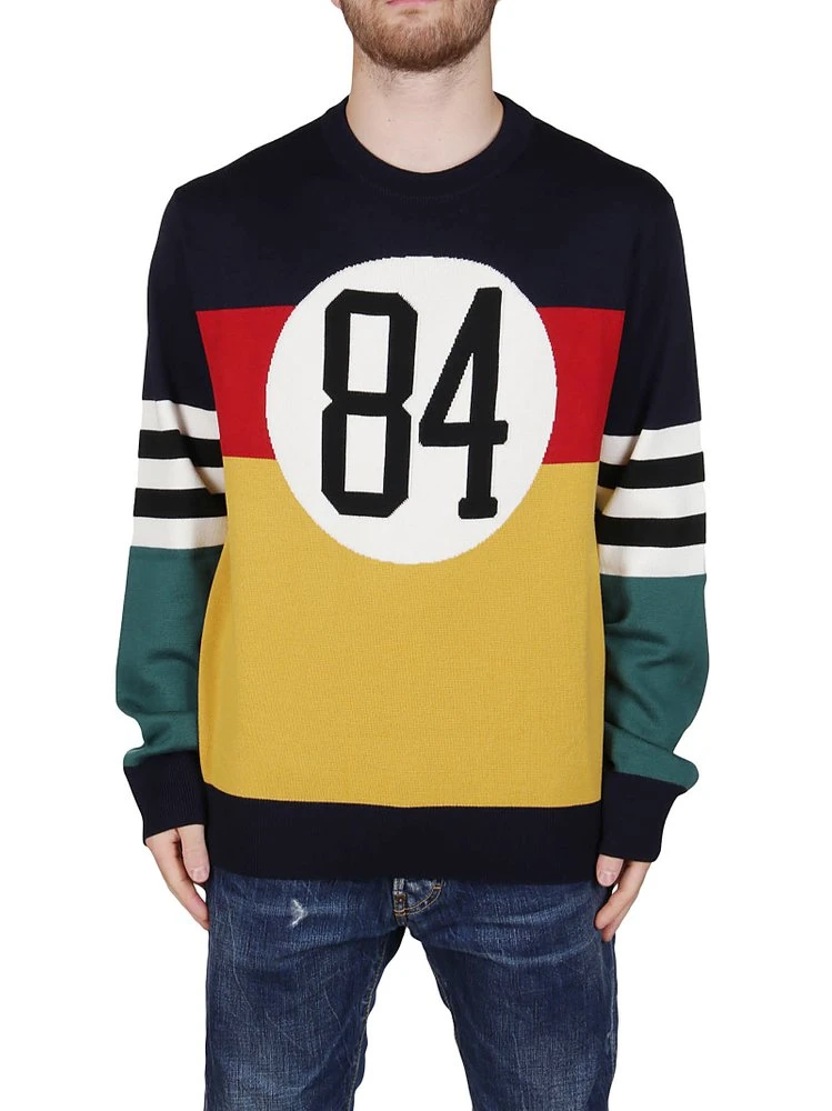 Dolce & Gabbana Colour Block Knit Jumper - Multi 3 Dolce & Gabbana Colour Block Knit Jumper - Multi - Image 3