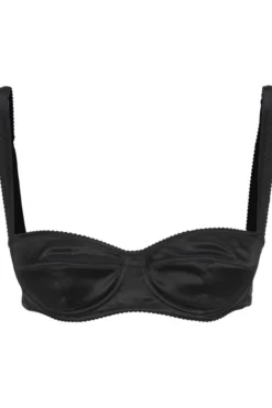 ( New Season ) Dolce & Gabbana Balconette Bra - Black