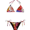 ( New Season ) Dolce & Gabbana Printed Bikini Set - Multi