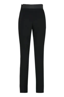 Dolce & Gabbana Elastic Waistband Fitted Leggings - Black