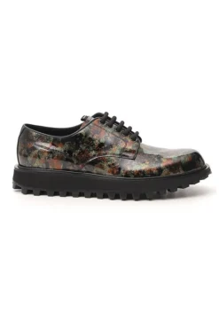 Dolce & Gabbana Printed Derby Lace-Up Shoes - MultMulti