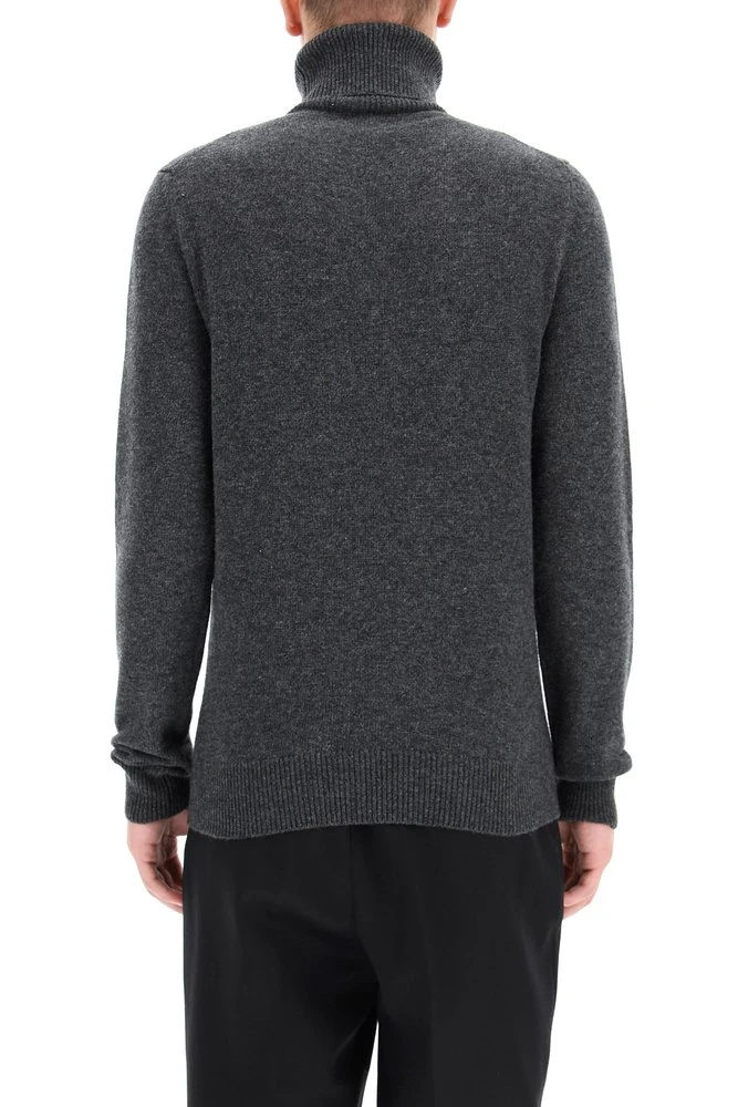 Dolce & Gabbana Turtleneck Knit Jumper - Grey 4 Dolce & Gabbana Turtleneck Knit Jumper - Grey - Image 4