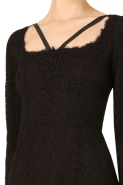 ( New Season ) Dolce & Gabbana Laced Square-Neck Mini Dress - Black -Cheap Vestureo Store 745aafe2e4ec00d274ce2b60c8a1affe