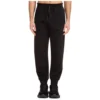 ( New Season ) Dolce & Gabbana Logo Patch Drawstring Sweatpants - Black