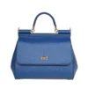 ( New Season ) Dolce & Gabbana Sicily Medium Tote Bag - Blue
