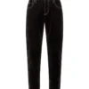 Dolce & Gabbana Dark Wash Straight Leg Jeans - Black