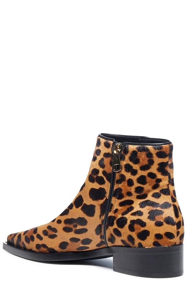 Dolce & Gabbana Leopard Pointed Toe Ankle Boots - Brown 3 Dolce & Gabbana Leopard Pointed Toe Ankle Boots - Brown - Image 3