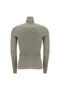 ( New Season ) Dolce & Gabbana Ribbed Turtleneck Sweater - Beige -Cheap Vestureo Store 759bf687068783aa74d6ec20b82c4906