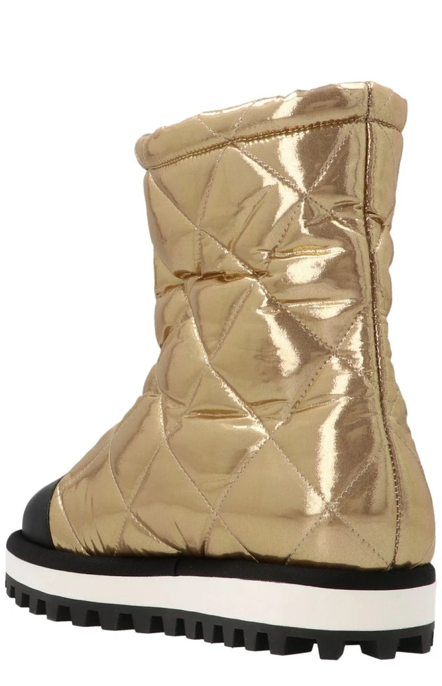 Dolce & Gabbana Zip-Up Padded Boots - Multi 2 Dolce & Gabbana Zip-Up Padded Boots - Multi - Image 2