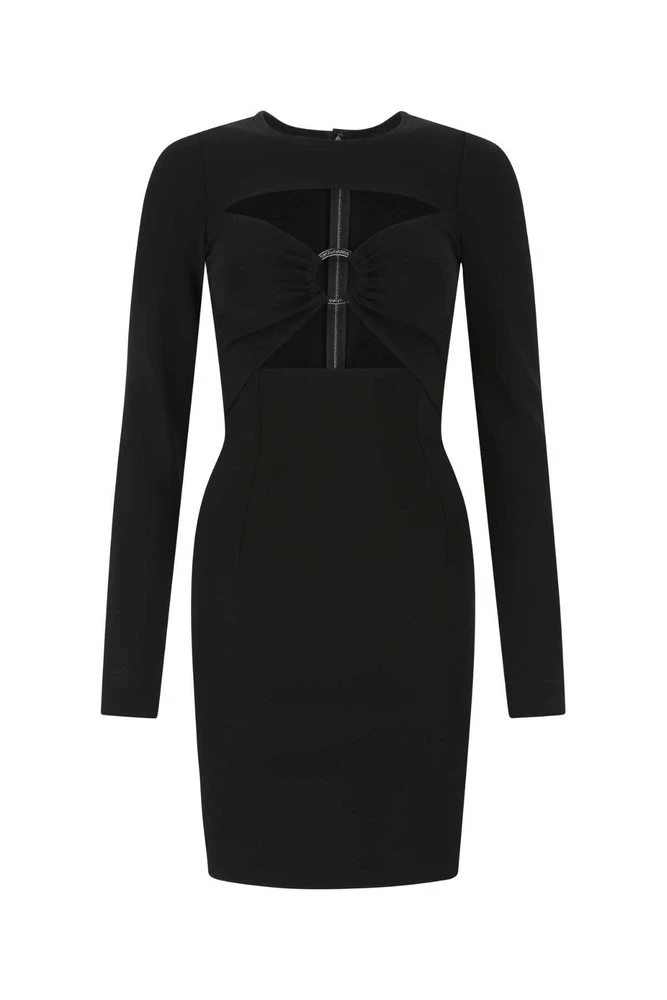 ( New Season ) Dolce & Gabbana Cut Out Long-Sleeved Mini Dress - Black 1 ( New Season ) Dolce & Gabbana Cut Out Long-Sleeved Mini Dress - Black