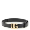 Dolce & Gabbana Logo Buckle Belt - Black