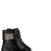 Dolce & Gabbana Branded Plate Lace-Up Boots - Black