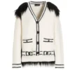 Dolce & Gabbana Faux-Fur Knit Cardigan - Multi