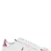 ( New Season ) Dolce & Gabbana 2Zero Lace-Up Sneakers - White