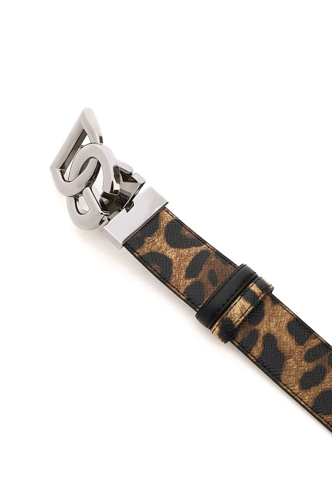 ( New Season ) Dolce & Gabbana Logo Plaque Reversible Belt - Multi 4 ( New Season ) Dolce & Gabbana Logo Plaque Reversible Belt - Multi - Image 4